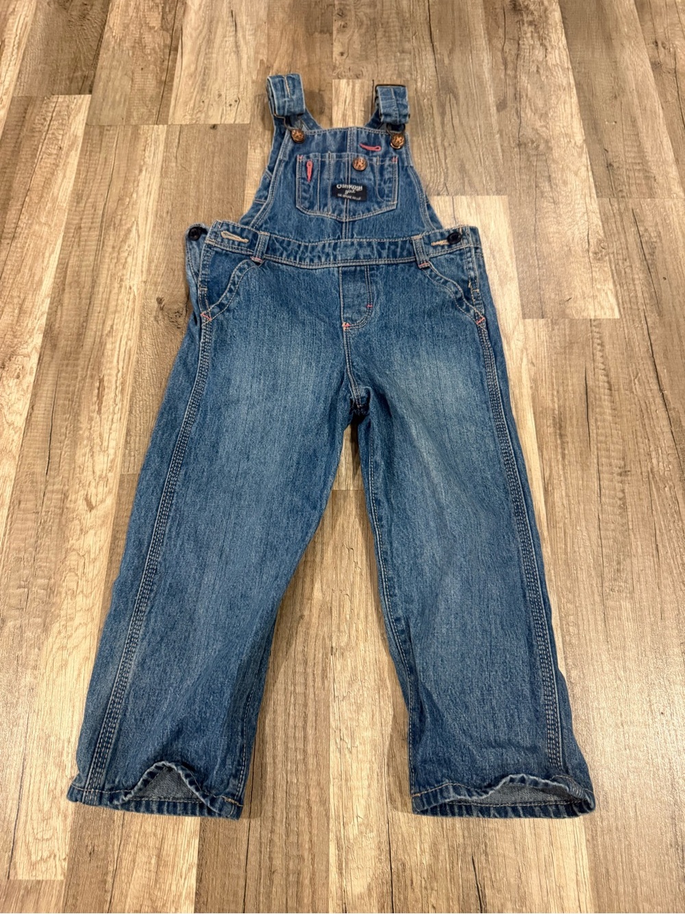 Girl's Classic Denim Overalls 3T